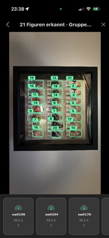 Gruppen-Scanner erkennt 21 Minifiguren auf einmal